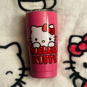 Sanrio Hello Kitty Pink Coffee Travel Tumbler Cup!
